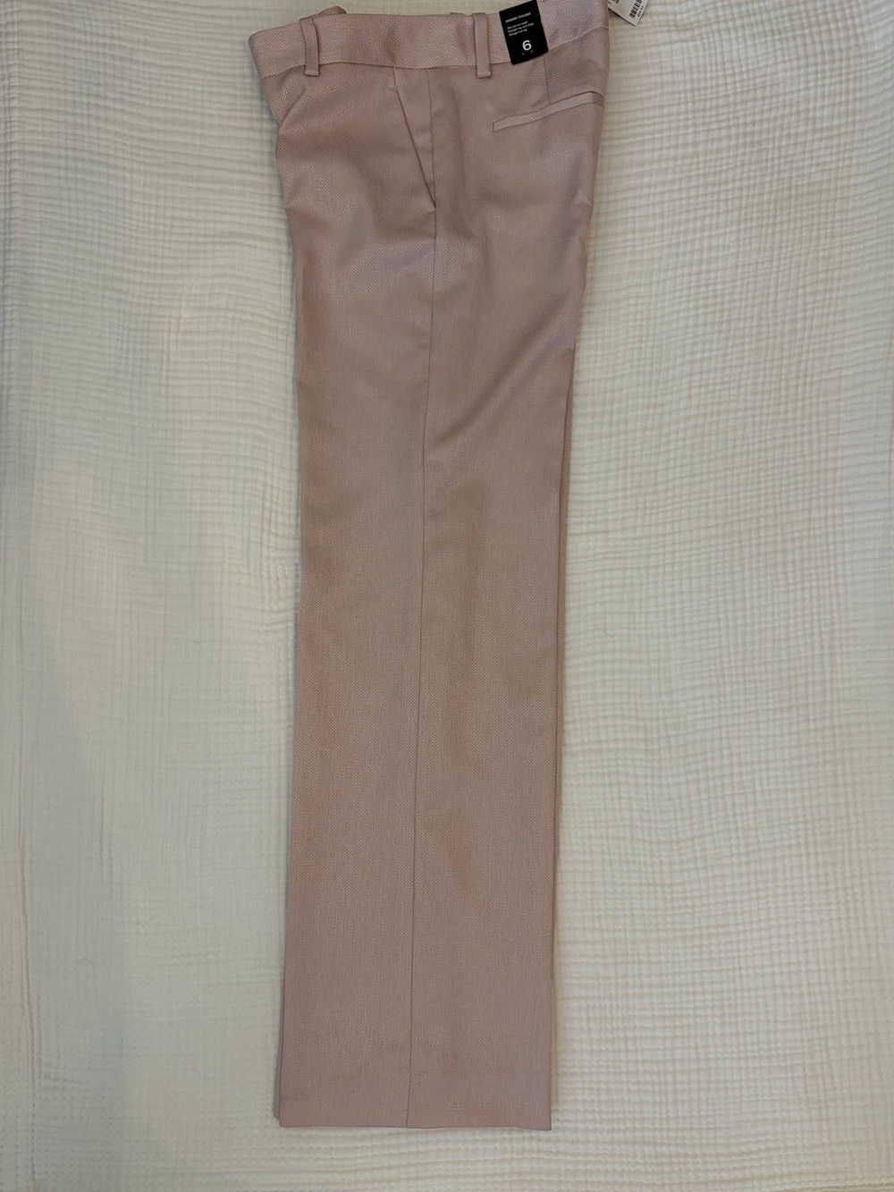 The Limited 'Modern Trouser' Straight Full Leg Lined Dress Pants Blush Sz 6 NWT